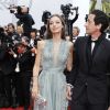 Adrien Brody et sa compagne Lara Lieto - Montée des marches de la soirée du 70ème anniversaire du Festival de Cannes. Le 23 mai 2017. © Borde-Jacovides-Moreau / Bestimage