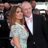Salma Hayek (en Gucci) et son mari François-Henri Pinault - Montée des marches de la soirée du 70ème anniversaire du Festival de Cannes. Le 23 mai 2017. © Borde-Jacovides-Moreau / Bestimage