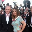 Salma Hayek (en Gucci) et son mari François-Henri Pinault - Montée des marches de la soirée du 70ème anniversaire du Festival de Cannes. Le 23 mai 2017. © Borde-Jacovides-Moreau / Bestimage