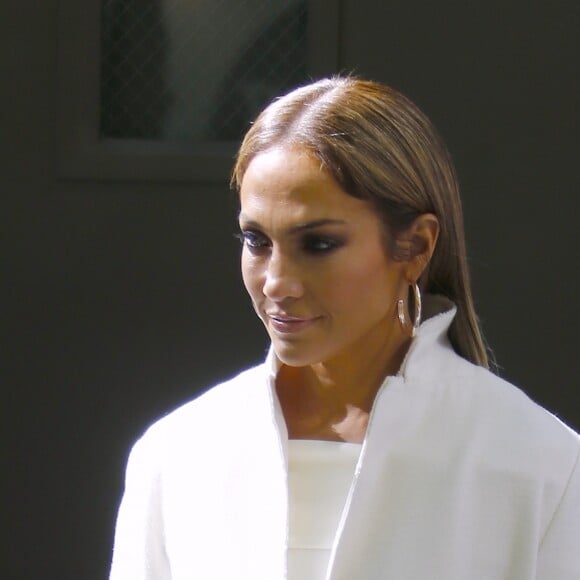Jennifer Lopez quitte les studios de NBC après avoir participé à l'émission "Today" le 7 mai 2017.