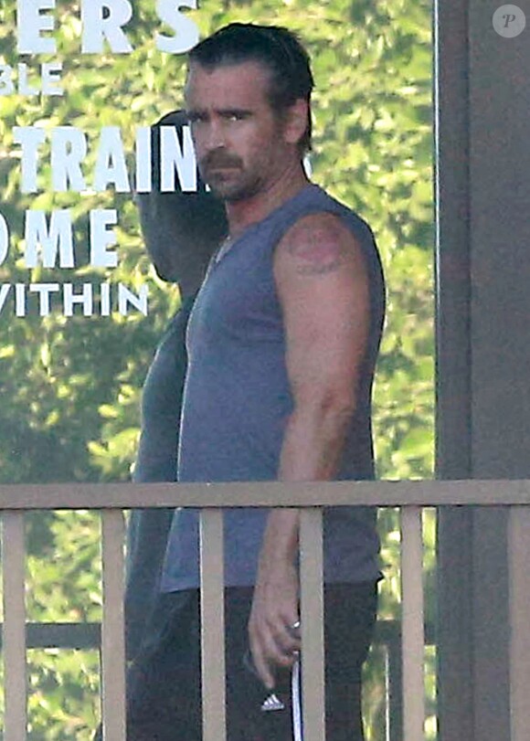 Colin Farrell se rend à son cours de gym à West Hollywood. Le 9 septembre 2014 