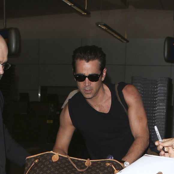 Colin Farrell arrive à Los Angeles le 25 mai 2017.