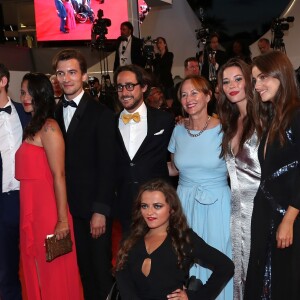 Ségolène Royal, son fils Thomas Hollande, sa compagne Emilie Broussouloux avec quatre autres invités - Montée des marches du film "You Were Never Really Here" lors du 70e Festival International du Film de Cannes. Le 27 mai 2017. © Borde-Jacovides-Moreau/Bestimage