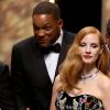 Will Smith et Jessica Chastain (bijoux Piaget) - Cérémonie d'ouverture du 70e Festival International du Film de Cannes. Le 17 mai 2017 © Borde-Jacovides-Moreau / Bestimage