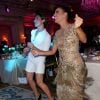 Exclusif - Alessandra Sublet et Eva Longoria, présidente d'honneur de l’événement, était vêtue d’une création Marchesa, parée de bijoux Messika (partenaire officiel) et délicatement parfumée par "Accord 119", senteurs de la Maison Caron (partenaire officiel), lors de la 8ème édition du dîner du Global Gift Gala à l’hôtel Four Seasons George V à Paris, France, le 16 mai 2017. © Dominique Jacovides/Bestimage