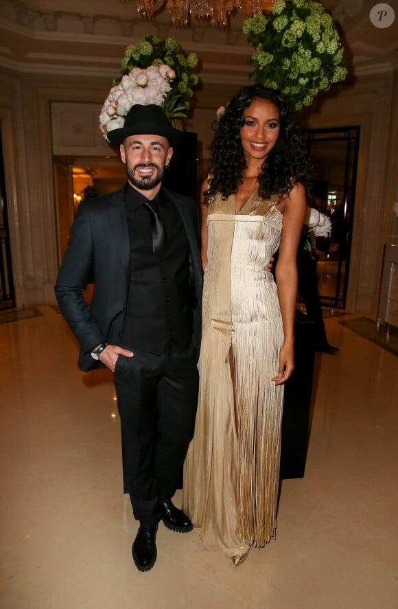 Exclusif - Prix Spécial - No Web No Blog - Flora Coquerel (Miss France 2014) lors de la 8ème édition du dîner du Global Gift Gala à l'hôtel Four Seasons George V à Paris, France, le 16 mai 2017. P. Anderson a reçu The Global Gift Philantropist Award, O. Collins a reçu The Global Gift Philantropist Award et V. Messika a reçu The Global Gift Philanthropreneur Award. Cet événement est soutenu par les bijoux MESSIKA et les Parfums CARON, tous deux partenaires officiels. © Dominique Jacovides/Bestimage