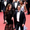 Thomas Hollande et sa compagne Emilie Broussouloux - Montée des marches du film "L'Amant Double" lors du 70ème Festival International du Film de Cannes. Le 26 mai 2017. © Borde-Jacovides-Moreau / Bestimage