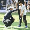 Tiger Woods participe au Golf Clinic for Children à Mexico City le 20 octobre 2015.