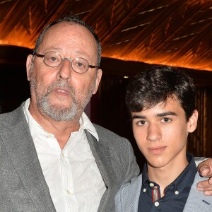 Exclusif - Jean Reno et Manuel Camacho lors de l'avant-première du film "L'aigle et l'enfant" au Gaumont Capucines à Paris, le 19 juin 2016.