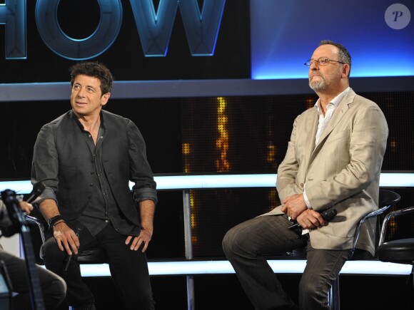Exclusif - Jean Reno et Michel Drucker - Enregistrement de l'émission "Le Grand Show fête le Cinéma" à Paris, le 16 juin 2016. © Jacovides-Perusseau / Bestimage