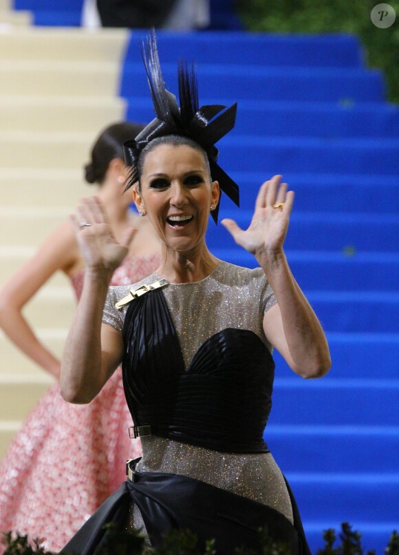 Celine Dion à la soirée MET 2017 Costume Institute Gala sur le thème de "Rei Kawakubo/Comme des Garçons: Art Of The In-Between" à New York au Club Standard, le 1er mai 2017 © Sonia Moskowitz/Globe Photos via Zuma/Bestimage