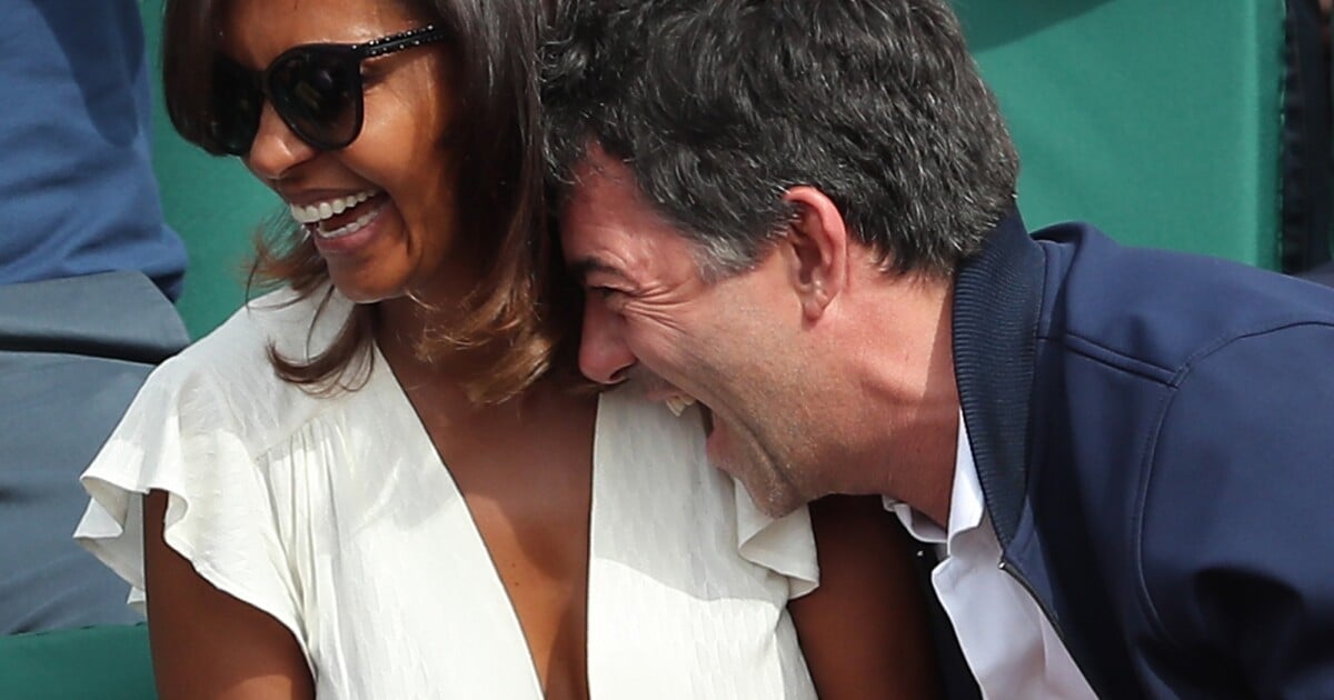 Karine Le Marchand et Stéphane Plaza : Duo complice et rieur à Roland-Garros ! - Purepeople