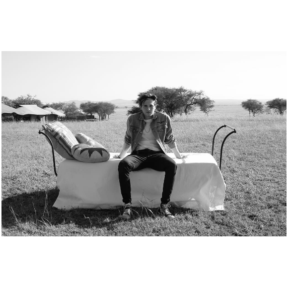 Brooklyn Beckham en vacances avec sa famille en Tanzani - Photo publiée sur sa page Instagram au début du mois de juin 2017
