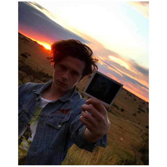 Brooklyn Beckham en vacances avec sa famille en Tanzani - Photo publiée sur sa page Instagram au début du mois de juin 2017