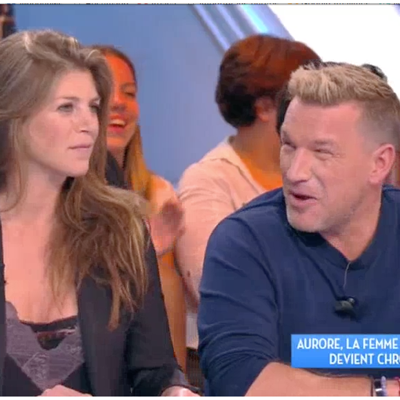 Benjamin Castaldi apprend en direct dans "Touche pas à mon poste" que sa femme Aurore a été recrutée par Cyril Hanona pour la rentrée. Le 6 juin sur C8.