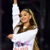 Ariana Grande est remontée sur scène à Manchester, dimanche, moins de deux semaines après qu'une attaque contre son concert eut fait 22 morts et des dizaines de blessés - Attentat de Manchester : 'One Love Manchester', concert exceptionnel organisé au profit des familles des victimes à Manchester le 4 juin 2017 © DaveHogan For OneLoveManchester/GoffPhotos.com via Bestimage