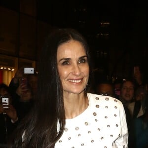 Demi Moore à la soirée anniversaire des 150 ans du Harper's Bazaar à New York, le 20 avril 2017.