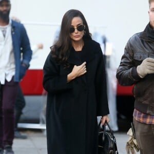 Demi Moore et Dylan McDermott sur le tournage du film 'Blind' à New York, le 17 novembre 2015