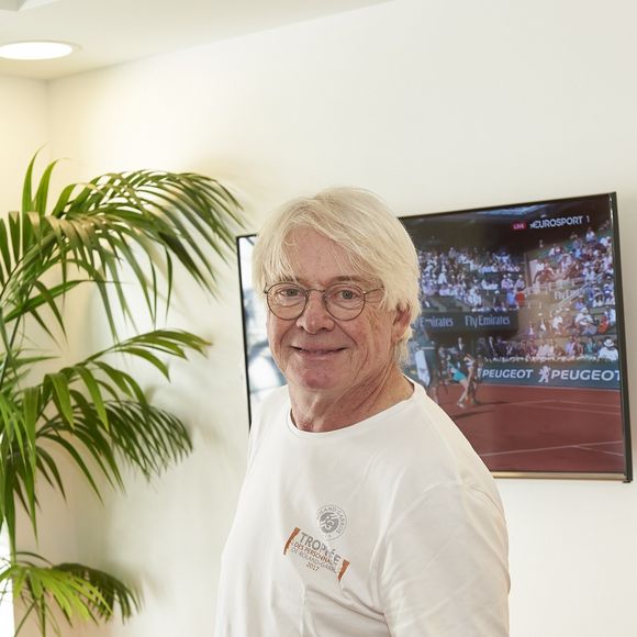 Patrice Carmouze lors de la deuxième journée du Trophée des Personnalités de Roland-Garros le 7 juin 2017