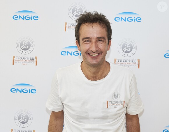 Cyrille Eldin lors de la troisième journée du Trophée des Personnalités de Roland-Garros le 8 juin 2017.
