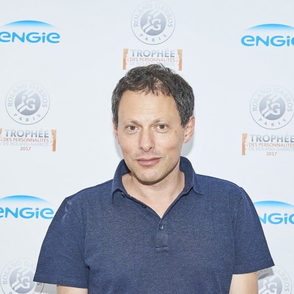 Marc-Olivier Fogiel lors de la troisième journée du Trophée des Personnalités de Roland-Garros le 8 juin 2017.