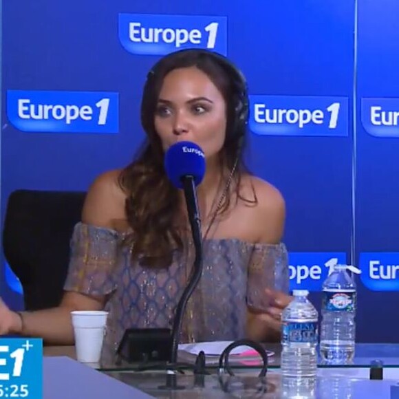 Valérie Bègue évoque ses ex sur Europe 1, dans l'émission d'Alessandra Sublet "La cour des grands", le 8 juin 2017.