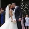Mariage du footballeur Victor Valdés et Yolanda Cardone à Barcelone le 9 juin 2017. 
