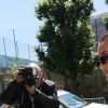 Bella Hadid arrive à l'hôtel Molitor, dans le 16e arrondissement. Paris, le 10 juin 2017.