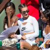 Bella Hadid assiste à la finale simple féminine de Roland-Garros opposant Jelena Ostapenko à Simona Halep. Paris, le 10 juin 2017.