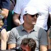 Arthur (Jacques Essebag) et sa compagne Mareva Galanter dans les tribunes lors de la finale homme des Internationaux de Tennis de Roland-Garros à Paris, le 11 juin 2017. © Jacovides-Moreau/Bestimage