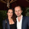 Zoé Félix & Emmanuel Blanchemanche (DG Le Roch hotel & Spa) à l'inauguration de la terrasse du restaurant de l'hôtel & spa Le Roch, à Paris le 7 juin 2017