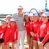 La princesse Charlène de Monaco - Journée "Water Safety Day, pour la prévention de la noyade" sur la plage du Larvotto à Monaco le 12 juin 2017.