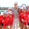 La princesse Charlene de Monaco - Journée "Water Safety Day, pour la prévention de la noyade" sur la plage du Larvotto à Monaco le 12 juin 2017.