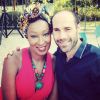 Nadège Beausson-Diagne et son chéri le musicien malvoyant Geoffroy Jeff Tekeyan, heureux et amoureux.