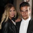 Julien Castaldi (fils de B. Castaldi et chroniqueur du Mad Mag NRJ12) et sa compagne Ludivine Birker (Les Princes de l'Amour 4) - Photocall du spectacle "Ecroué de rire" au théâtre du Gymnase Marie-Bell de Paris, France, le 14 avril 2017. © Marc Ausset-Lacroix/Bestimage