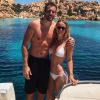 La joueuse de tennis danoise Caroline Wozniacki en vacances en Sardaigne avec son petit-ami David Lee, juin 2017.