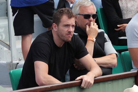 David Lee (Compagnon de Caroline Wozniacki) - Les célébrités dans les tribunes lors des internationaux de France de Roland-Garros à Paris, le 4 juin 2017. © Dominique Jacovides-Cyril Moreau/Bestimage