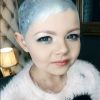 Photo de la jeune Brooklyn, atteinte d'un cancer et maquillée par la Glamsquad Makeup Academy. Juin 2017.