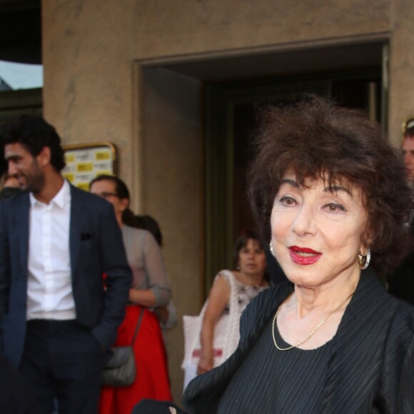 Judith Magre lors du 23ème Gala "Musique contre l'oubli" au profit d'Amnesty International au thêatre des Champs-Elysées. Paris, le 14 juin 2017. © Denis Guignebourg/Bestimage
