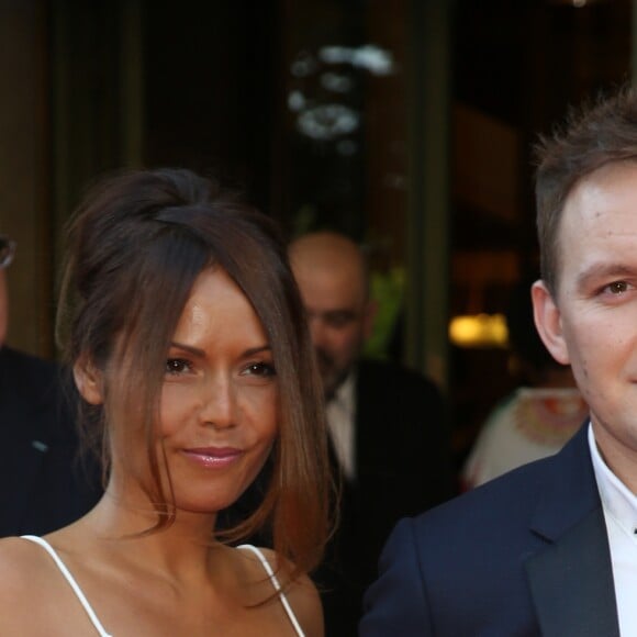 Karine Arsene et guest lors du 23ème Gala "Musique contre l'oubli" au profit d'Amnesty International au thêatre des Champs-Elysées. Paris, le 14 juin 2017. © Denis Guignebourg/Bestimage