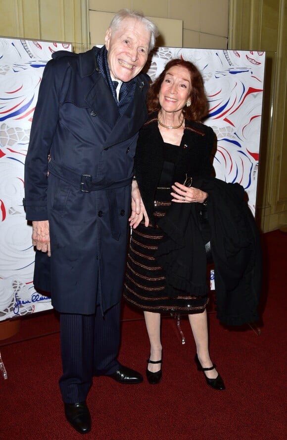 Professeur Christian Cabrol et sa femme Bérangère d'Autun - 30ème Gala de l'Aide à l'Enfant Réfugié à la Salle Gaveau à Paris le 5 octobre 2015.