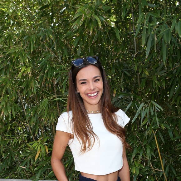 Marine Lorphelin (Miss France 2013) - Les célébrités au village des internationaux de tennis de Roland Garros à Paris le 4 juin 2017. © Dominique Jacovides-Cyril Moreau/Bestimage