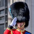 Le prince William, duc de Cambridge - La famille royale d'Angleterre arrive au palais de Buckingham pour assister à la parade "Trooping The Colour" à Londres le 17 juin 2017.