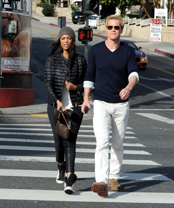 Tyra Banks et Erik Asla à Los Angeles, le 7 février 2014.