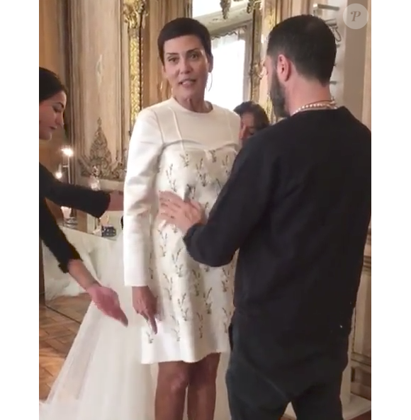 Cristina Cordula en plein essayages pour son mariage qui a eu lieu au mois de juin 2017.
