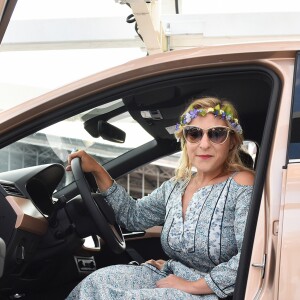 Marilou Berry - Lancement de la nouvelle Seat Ibiza Place de la Fontaine aux Lions sur le parvis de la Villette à Paris le 21 juin 2017.