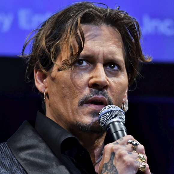 Johnny Depp à la première de "Pirates des Caraïbes : La Vengeance de Salazar" à Tokyo le 20 juin 2017.