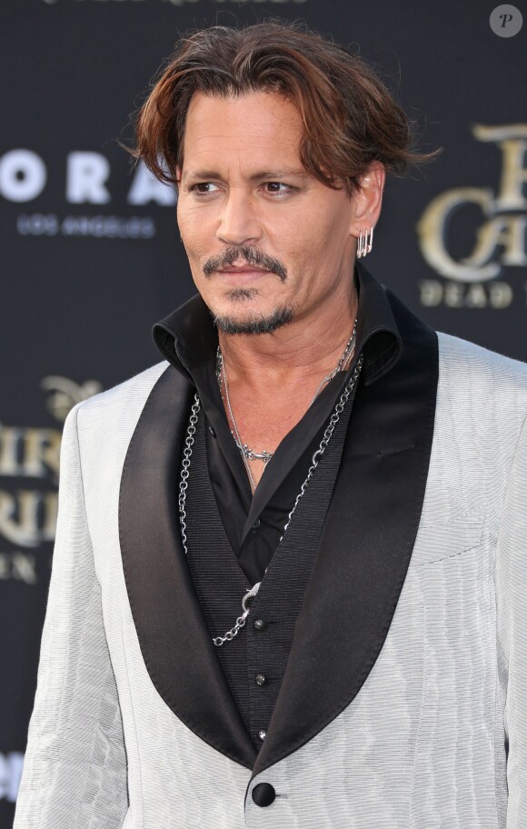 Johnny Depp - People à l'avant-première du film de Disney "Pirates des Caraïbes : La Vengeance de Salazar (Pirates of the Caribbean: Dead Men Tell No Tales)" au Dolby Theatre à Hollywood, le 18 mai 2017.