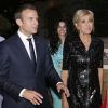 Le président de la République française Emmanuel Macron, sa femme la première dame française Brigitte Macron (Trogneux) sont accueillis par le roi Mohammed VI du Maroc, sa femme la princesse Lalla Salma du Maroc, leur fille la princesse Llala Khadija du Maroc et ses soeurs les princesses Lalla Meryem, Lalla Hasnaa et Lalla Hasma lors du Ftour (repas de rupture du jeûne) offert par le roi Mohammed VI du Maroc en leur honneur du couple présidentiel français à Rabat, le 14 juin 2017, lors de la visite privée du couple présidentiel. © Abdeljalil Bounhar/Pool/Bestimage