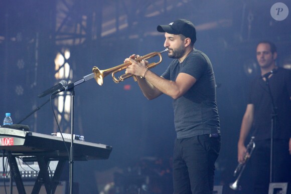 Ibrahim Maalouf en concert au Festival Solidays, à l'Hippodrome de Longchamp, le 24 juin 2017 © Lise Tuillier/Bestimage  Festival Solidays at Hippodrome de Longchamp - Day 2 - in PAris, France, on June 24, 2017.24/06/2017 - Paris